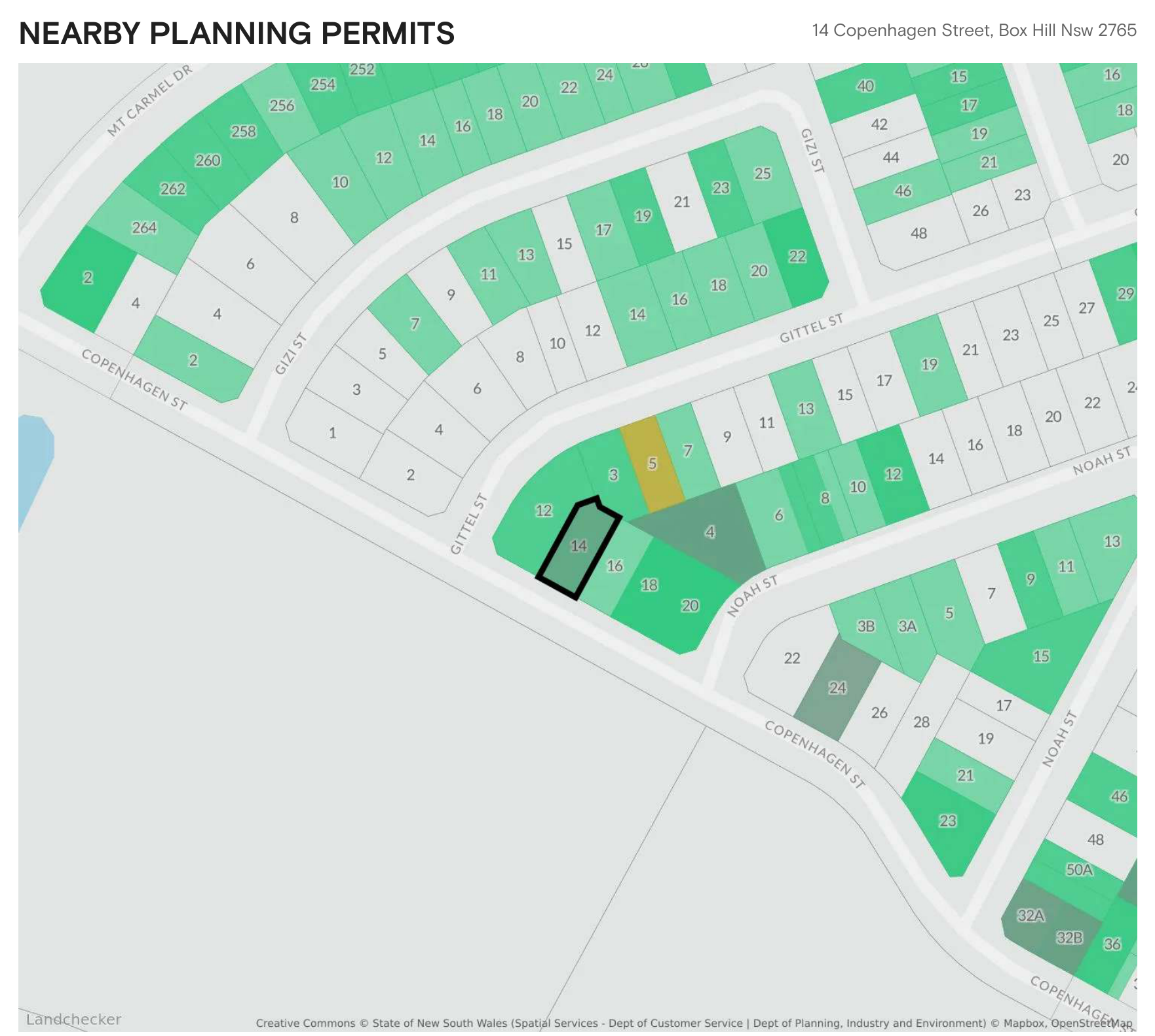 Nearby permits — cross-referenced source map